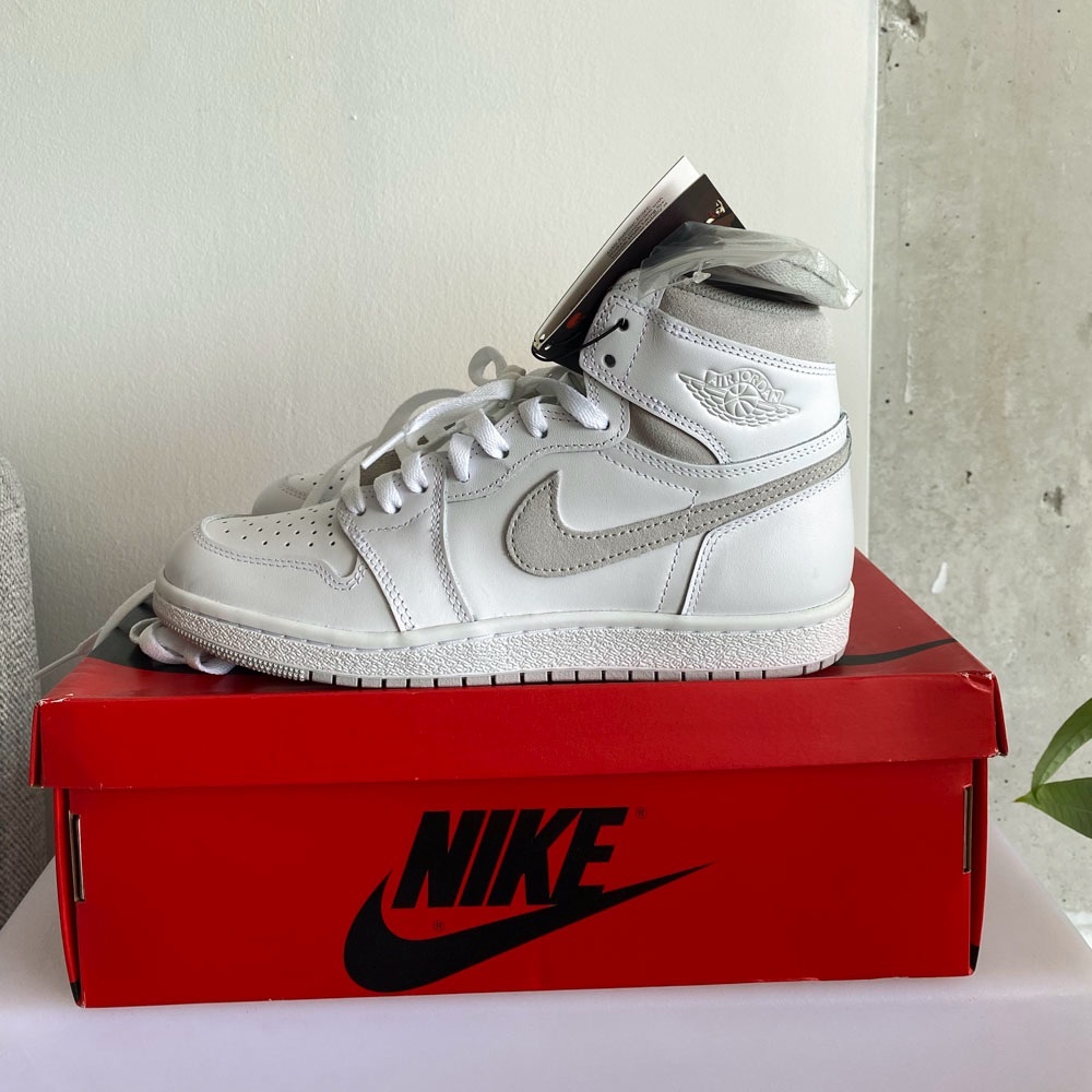 Mens Air Jordan 1 Retro High '85 OG 'Neutral Grey' Sz 8.5 (New)